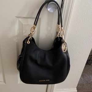 NWT Michael Kors black Lillie handbag.